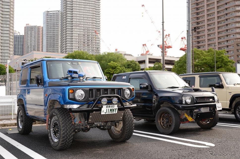 A PITオートバックス東雲モーニングミーティング「ジムニー」《写真撮影 嶽宮三郎》
