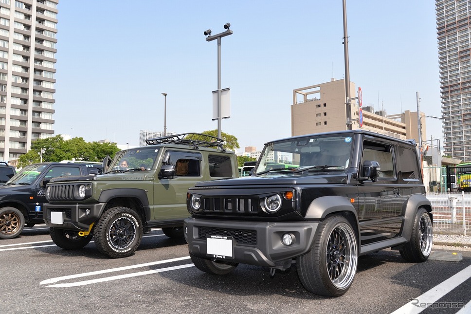 A PITオートバックス東雲モーニングミーティング「ジムニー」《写真撮影 嶽宮三郎》