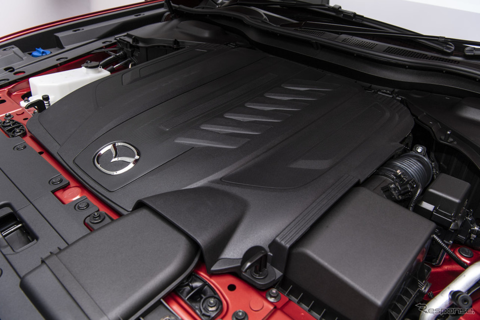マツダ CX-60に搭載される3.3リットル直列6気筒ディーゼルエンジン「SKYACTIV-D 3.3」《写真提供 マツダ》