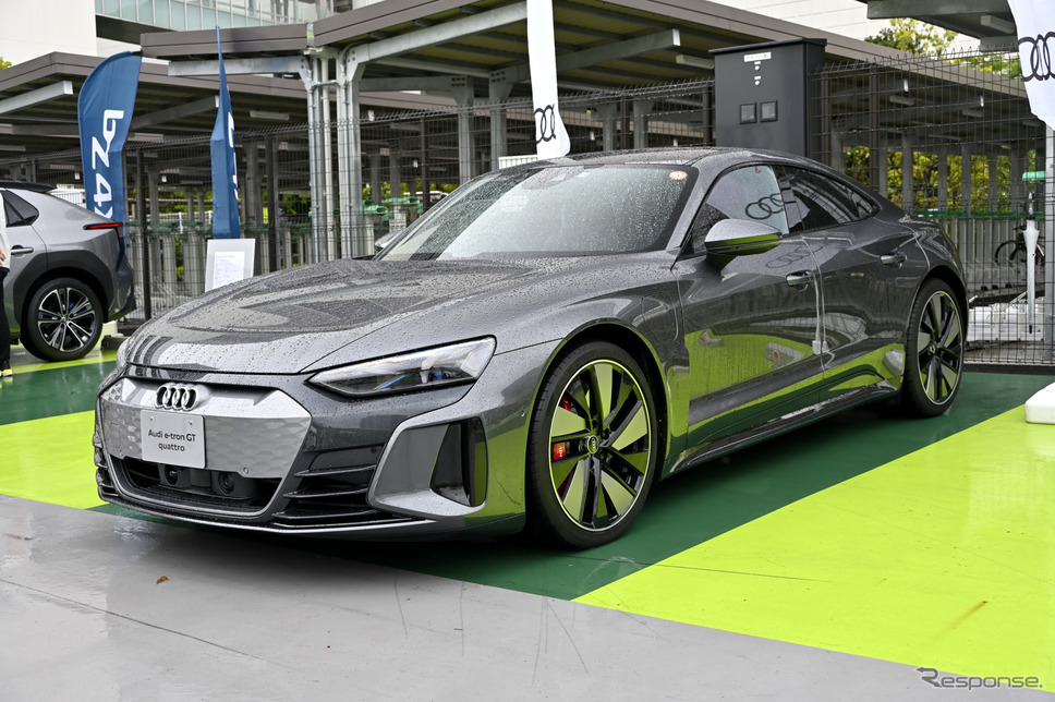 アウディ e-tron GT(レスポンス読者限定EV・PHEV試乗会)《写真撮影 雪岡直樹》