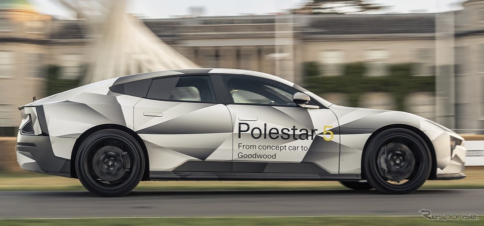 ポールスター5 のプロトタイプ(グッドウッド2022)《photo by Polestar》