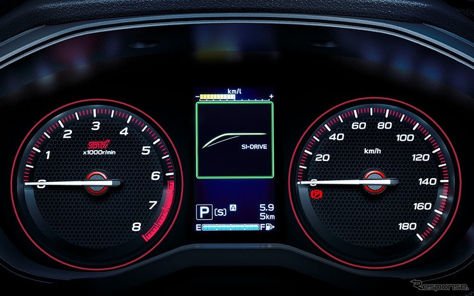STI Sport用マルチインフォメーションディスプレイ付メーター《写真提供 SUBARU》