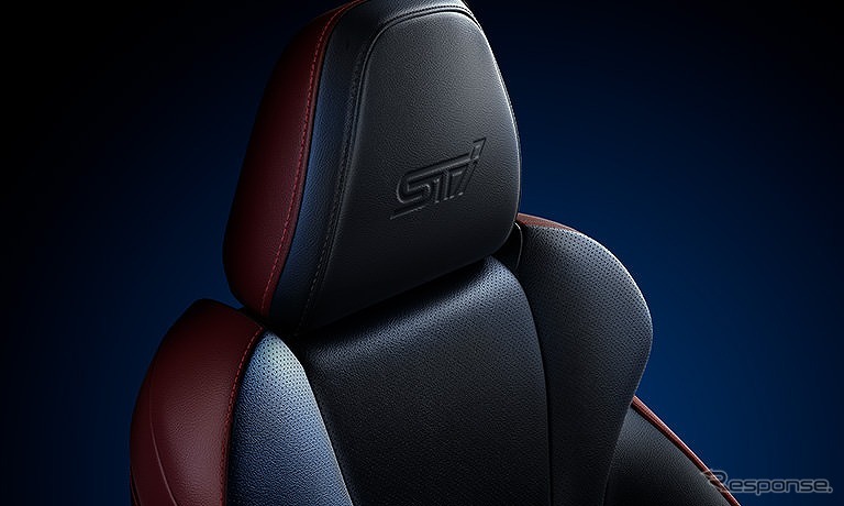 本革シート（ナッパレザー）［ブラック/ボルドーアクセント］（レッドステッチ）《写真提供 SUBARU》