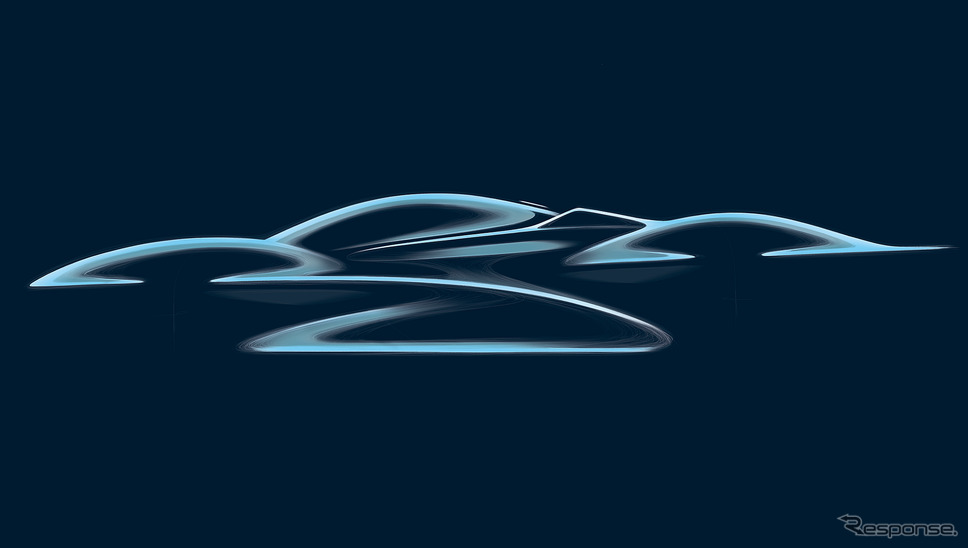 レッドブル RB17 のティザースケッチ《photo by Red Bull Advanced Technologies》
