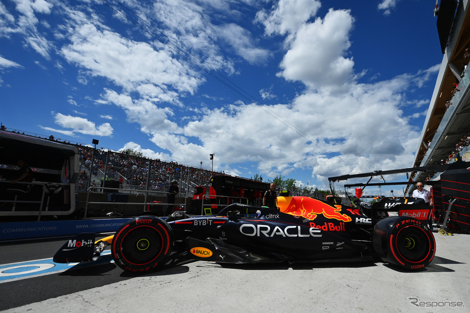 レッドブルの2022年型F1マシン「RB18」(カナダGP)。《Photo by Red Bull》