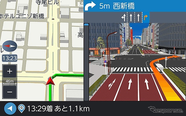 PNM89F ナビ画面《写真提供 セイワ》