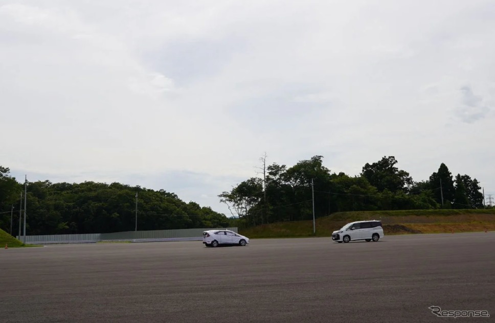 新設したADAS試験路《写真提供 日本自動車研究所》