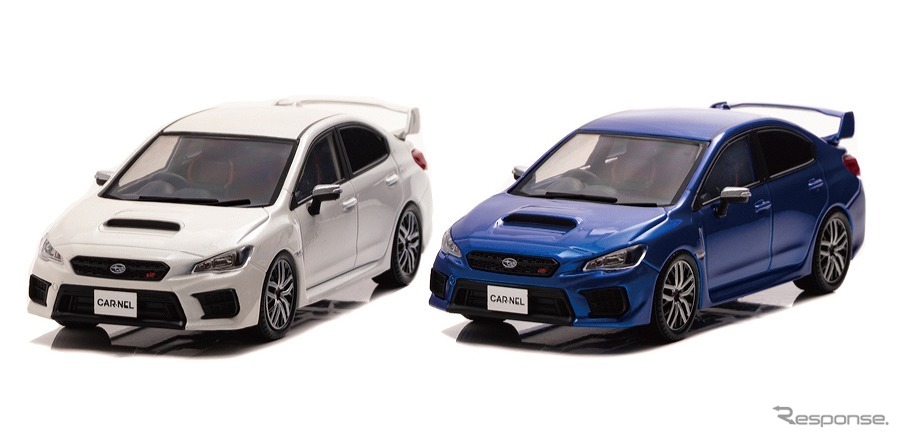 スバル WRX STI タイプS 2019(1/43スケール)《写真提供 ヒコセブン》