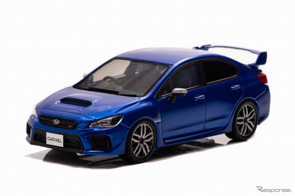 スバル WRX STI タイプS 2019(1/43スケール)《写真提供 ヒコセブン》