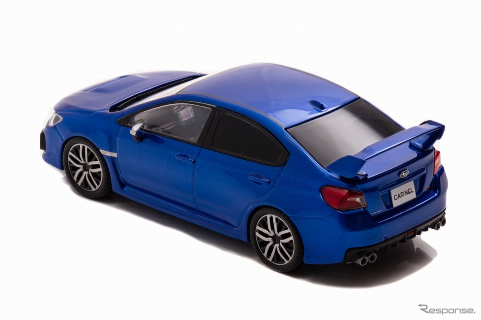 スバル WRX STI タイプS 2019(1/43スケール)《写真提供 ヒコセブン》