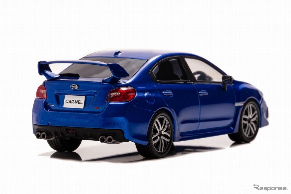 スバル WRX STI タイプS 2019(1/43スケール)《写真提供 ヒコセブン》