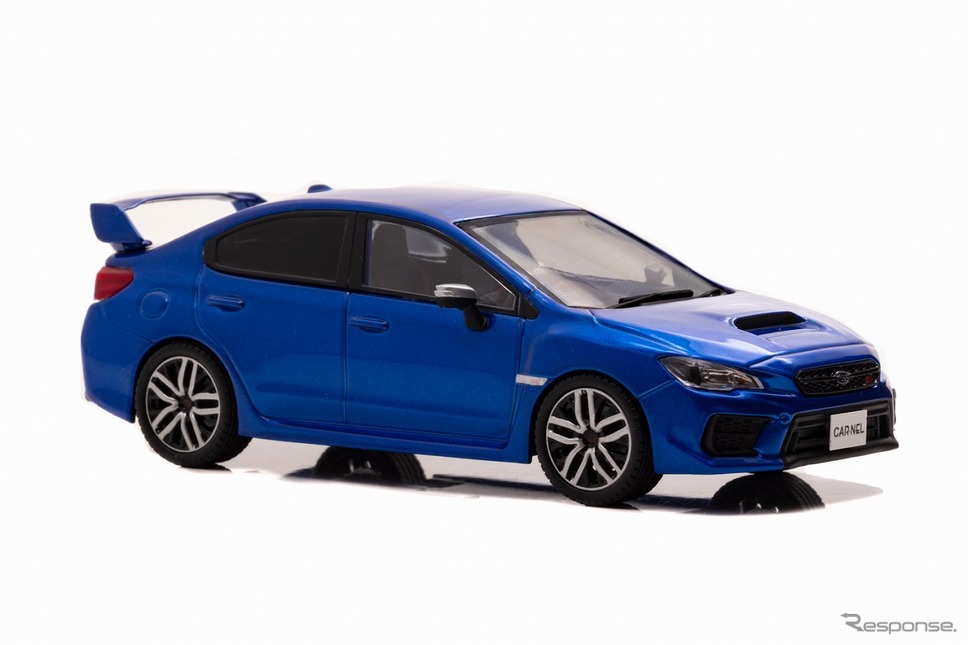 スバル WRX STI タイプS 2019(1/43スケール)《写真提供 ヒコセブン》