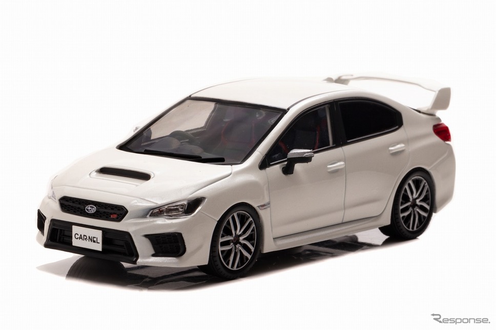 スバル WRX STI タイプS 2019(1/43スケール)《写真提供 ヒコセブン》