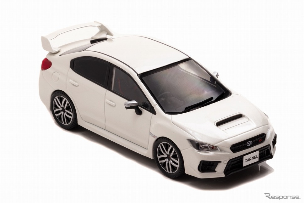 スバル WRX STI タイプS 2019(1/43スケール)《写真提供 ヒコセブン》