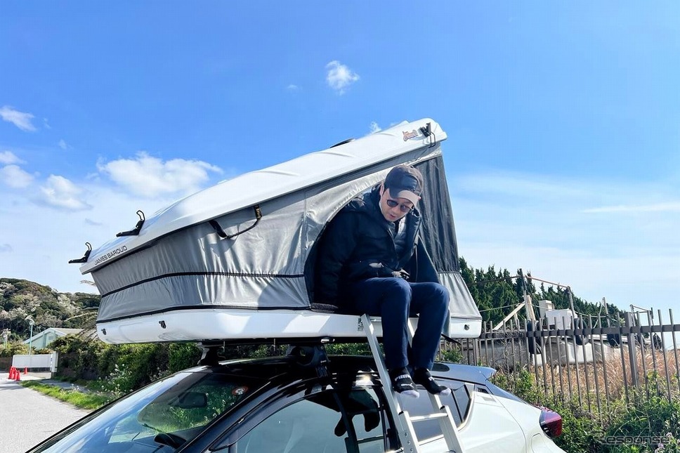 車上泊」アイテムを体験・購入・取付、ルーフテント専門店が市川市に