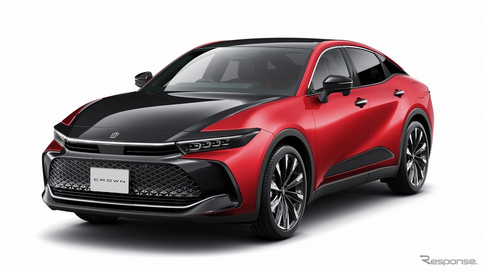 トヨタ クラウン(クロスオーバー) RS(ブラック×エモーショナルレッドII)<オプション装着車>《写真提供 トヨタ自動車》