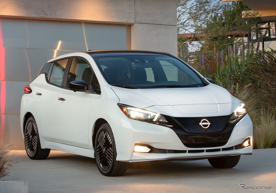 日産 リーフ の2023年モデル(写真は米国仕様)《photo by Nissan》