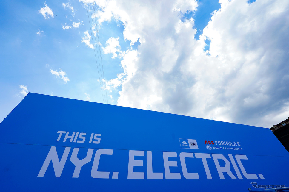 レース名は「ニューヨークEプリ」《画像 Formula E》
