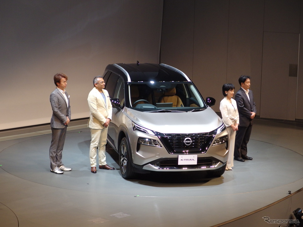日産エクストレイル新型発表会《写真撮影 小松哲也》