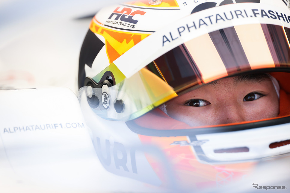 角田裕毅(2022年F1オーストリアGP)《Photo by AlphaTauri / Red Bull》