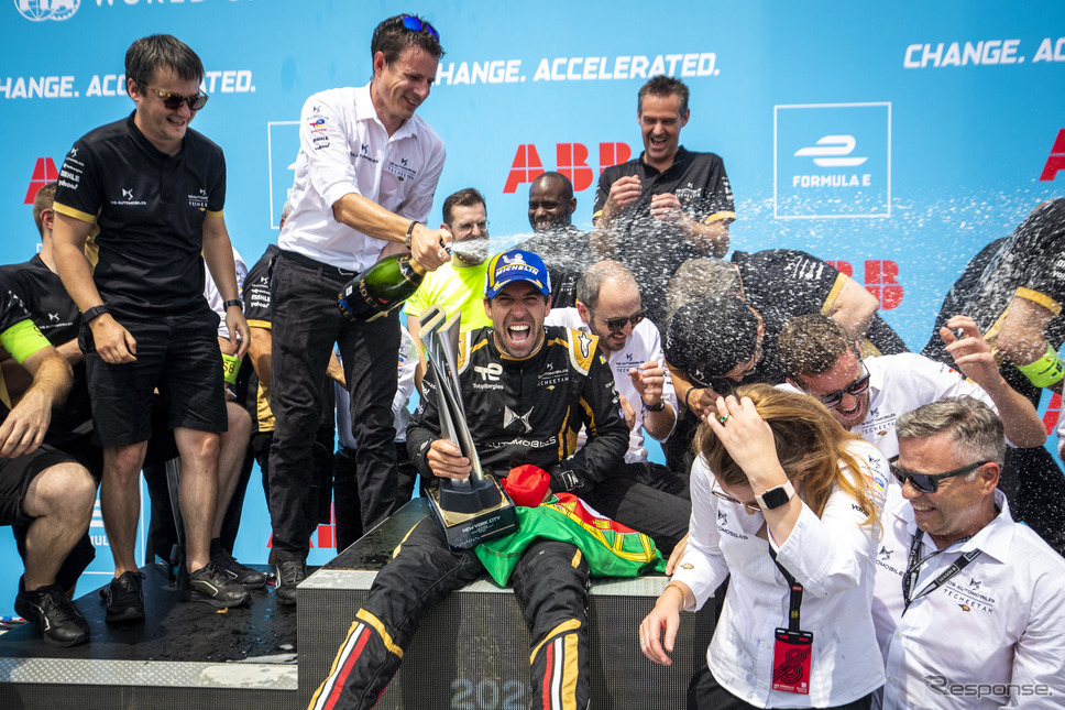 今季初勝利を喜ぶダコスタ《画像 Formula E》