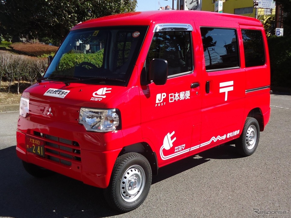 すでに日本郵便に納入してる軽EV「ミニキャブ・ミーブ バン」（参考画像）《写真提供 三菱自動車》