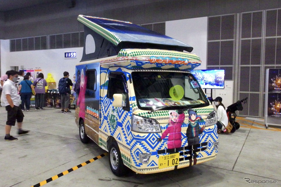 ゆるキャン△(東京キャンピングカーショー2022)《写真撮影 高木啓》