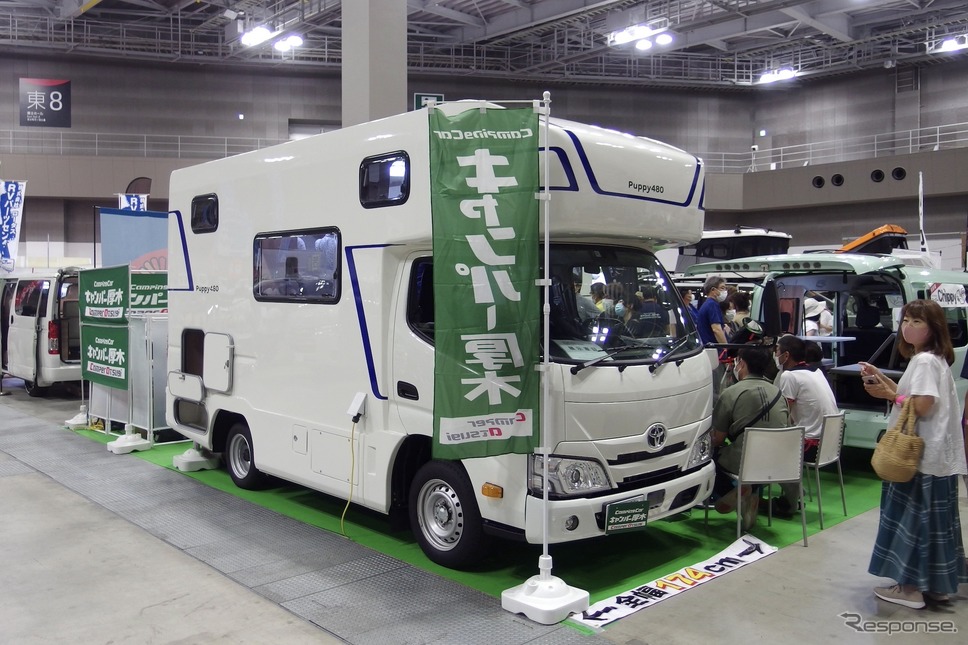 キャンパー厚木（東京キャンピングカーショー2022）《写真撮影 高木啓》