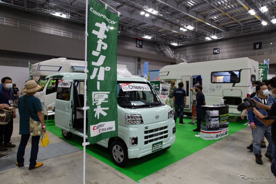 キャンパー厚木Chippy(東京キャンピングカーショー2022)《写真撮影 二城利月》
