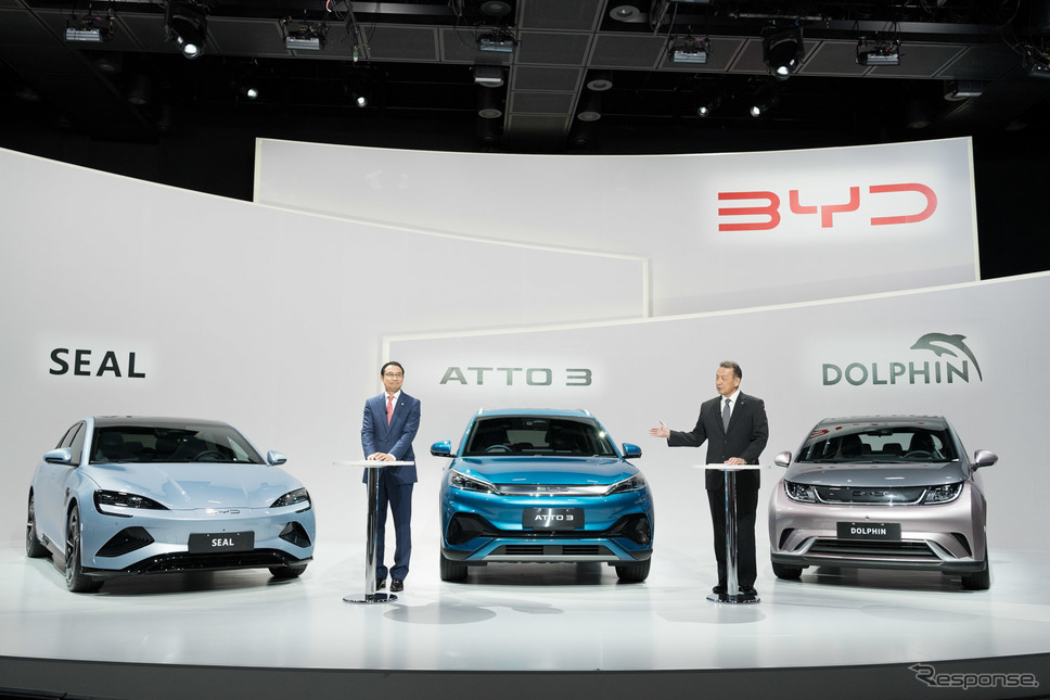 BYD、日本の乗用EV市場に参入《写真提供 BYDジャパン》