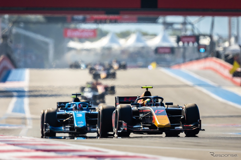 #17 岩佐歩夢(2022年F2第9戦ポールリカール)《Photo by Red Bull》