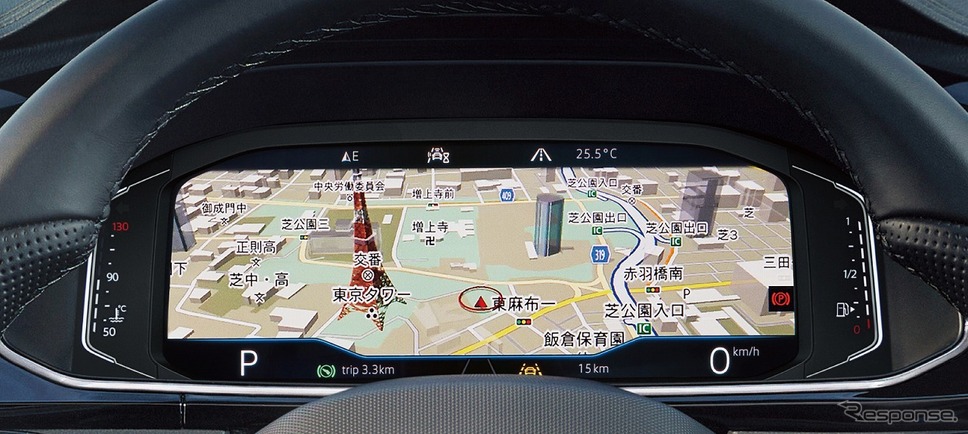 VW Tロック デジタルメータークラスター Digital Cockpit Pro《写真提供 フォルクスワーゲンジャパン》