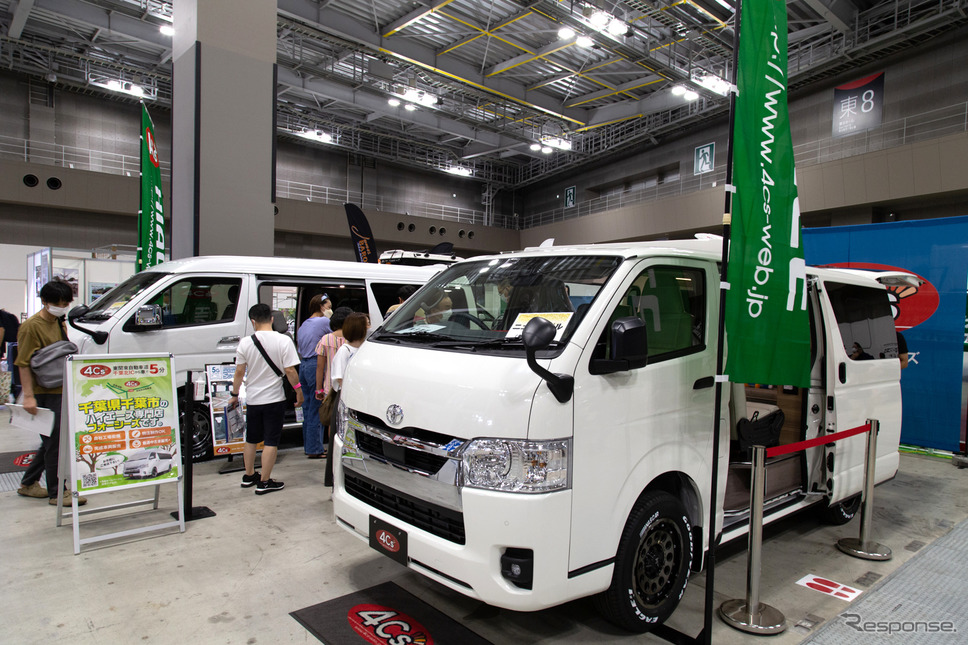 フォーシーズ/トヨタ・ハイエース(東京キャンピングカーショー2022)《写真撮影 二城利月》