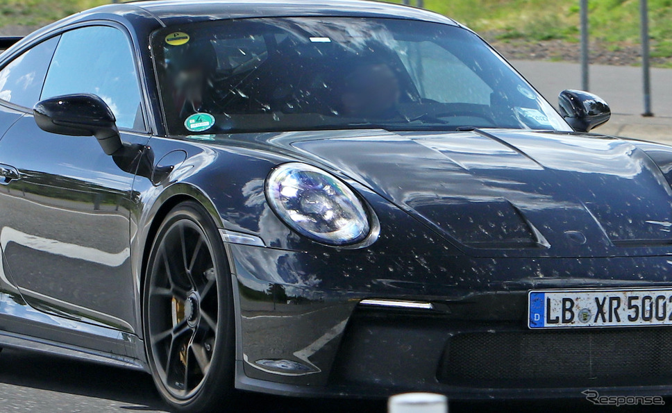ポルシェ 911 GT3 改良新型プロトタイプ(スクープ写真)《APOLLO NEWS SERVICE》