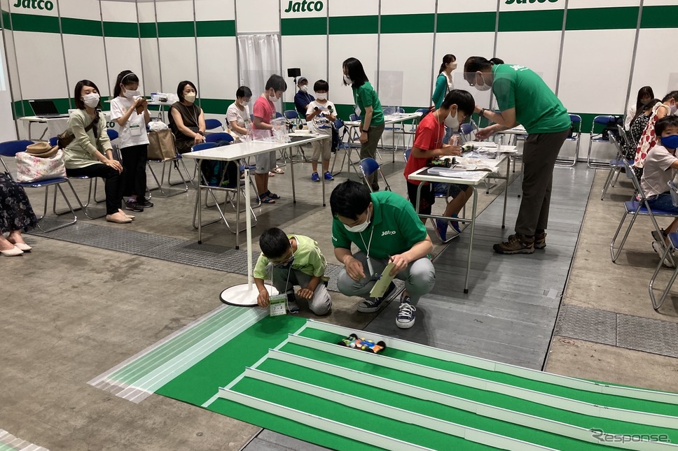 車の速さは君次第（ジヤトコ/キッズエンジニア2022）《写真撮影 高木啓》