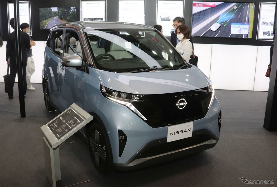 日産ブースは大盛況：人とクルマのテクノロジー2022≪撮影 中尾真二≫