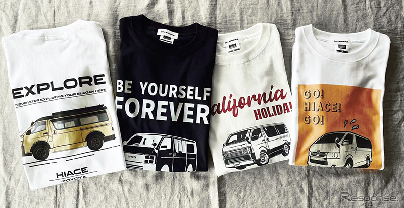トヨタ ハイエース プリントTシャツ《画像提供 株式会社フェイス》