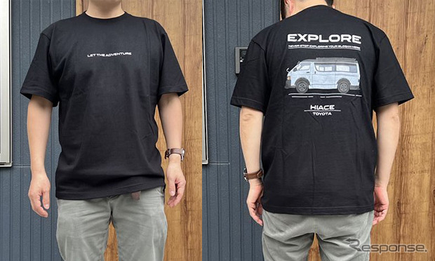 トヨタ ハイエース プリントTシャツ《画像提供 株式会社フェイス》