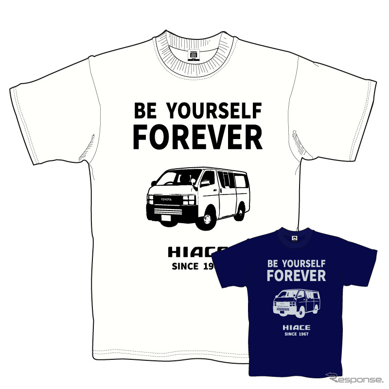 トヨタ ハイエース プリントTシャツ《画像提供 株式会社フェイス》