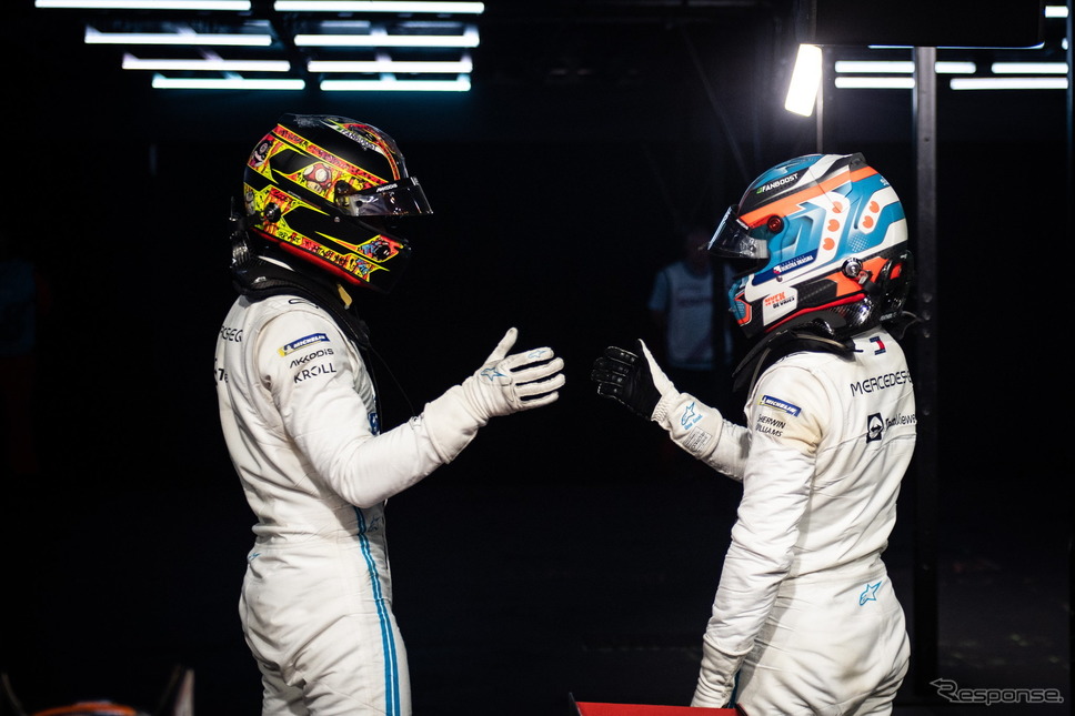 今シーズン、2戦を残してチャンピオンに最も近いバンドーン(左)Formula E