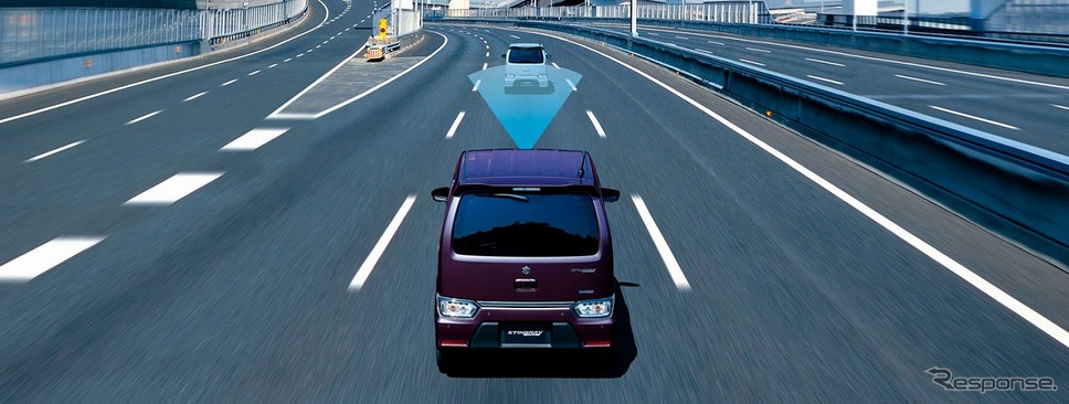 アダプティブクルーズコントロール【全車速追従機能付】(イメージ)《写真提供 スズキ》