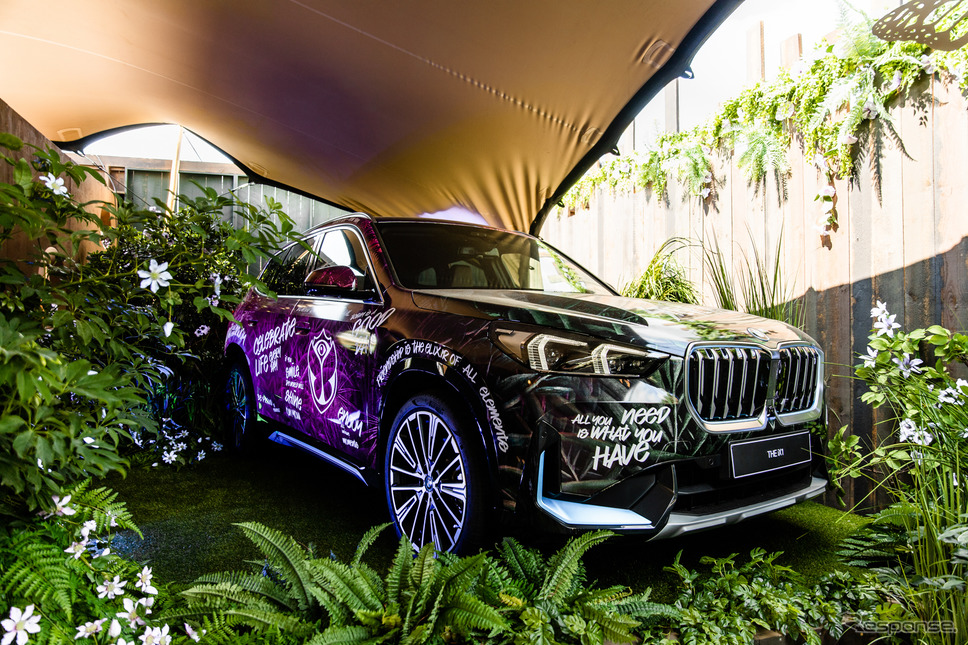 BMW iX1 のアートカー《photo by BMW》