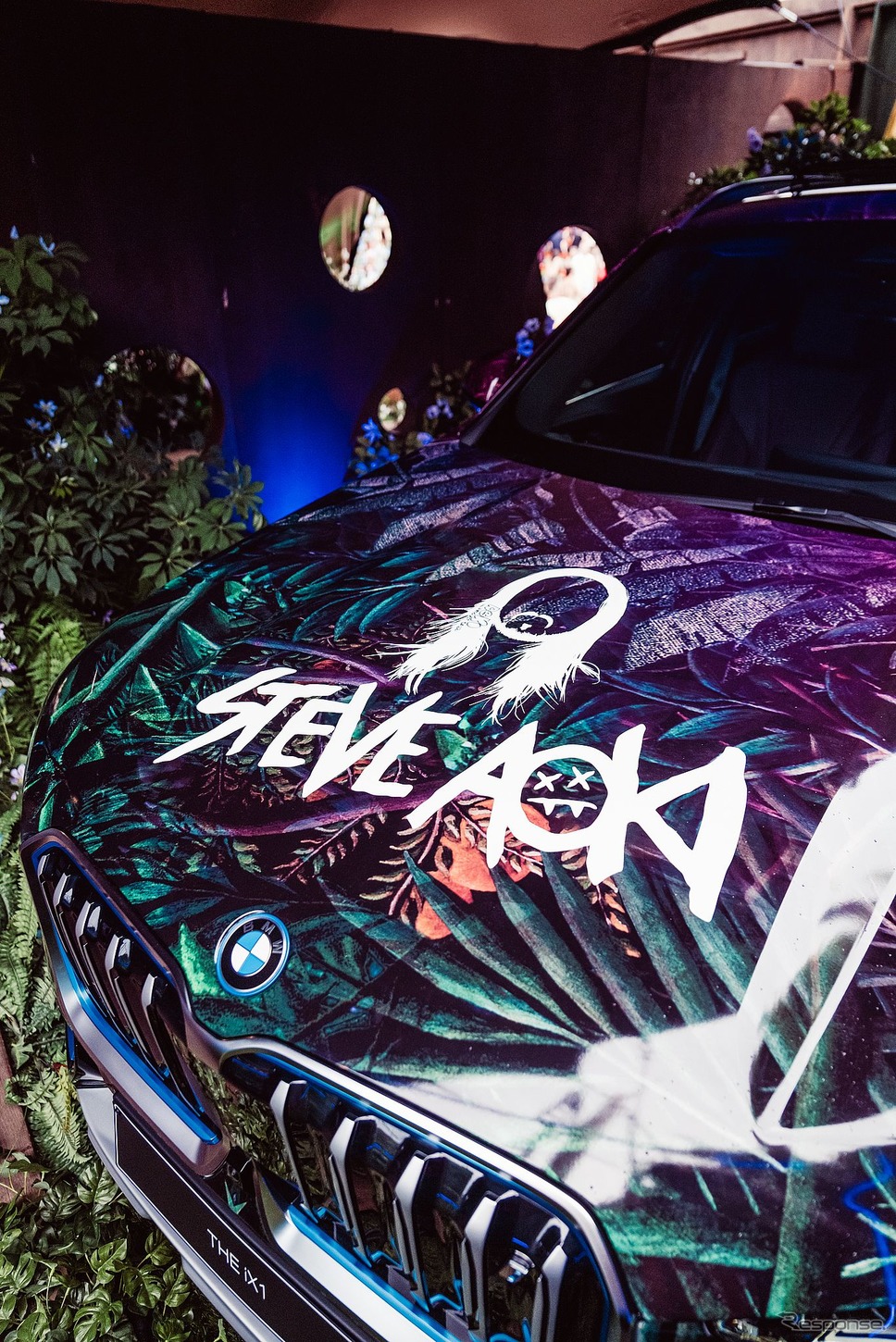 BMW iX1 のアートカー《photo by BMW》