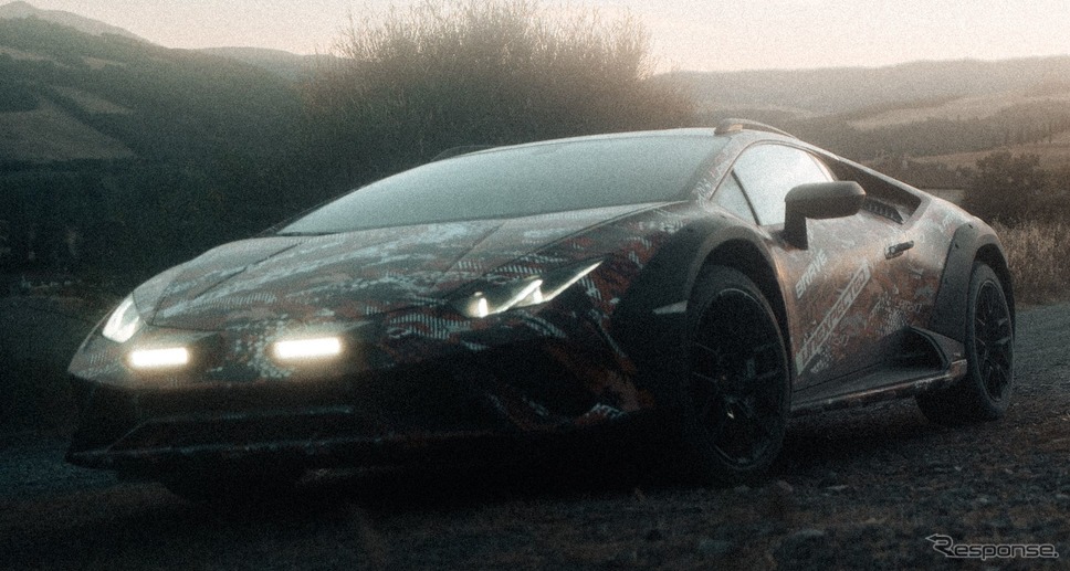 ランボルギーニ・ウラカン のオフロード仕様のプロトタイプ《photo by Lamborghini》