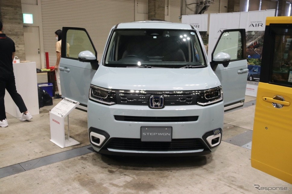 ホンダアクセスのステップワゴン車中泊キャンパー(アソモビ2022)《写真撮影 中尾真二》