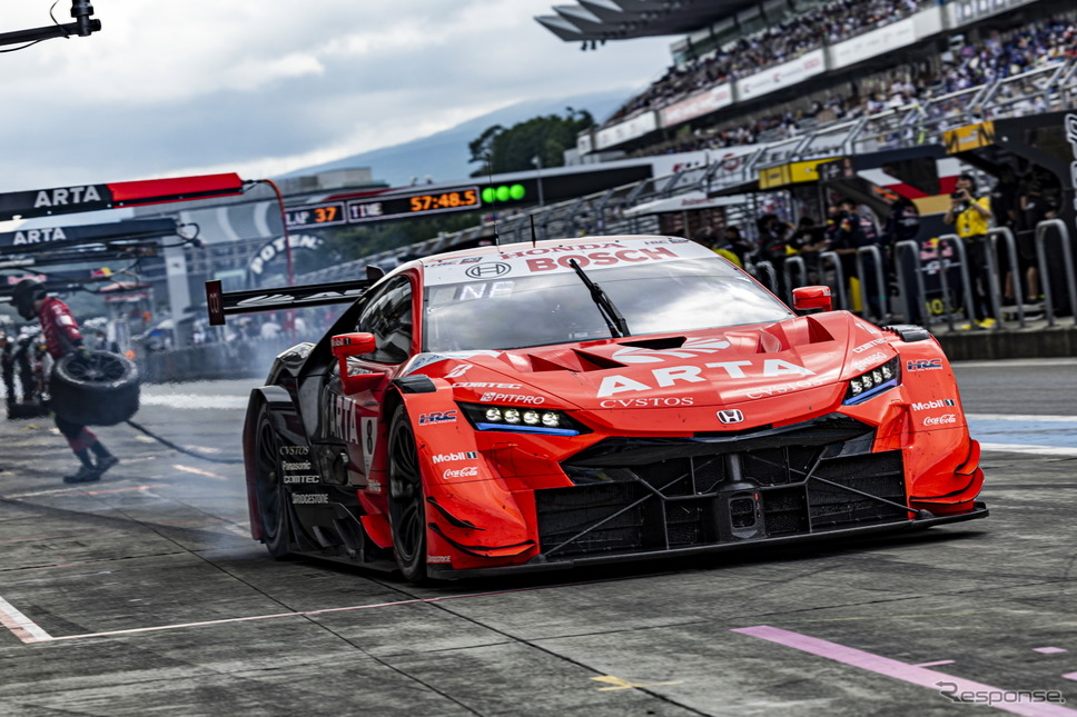 NSX-GT勢トップの5位でフィニッシュした#8 ARTA NSX-GT(野尻智紀/福住仁嶺)《写真撮影 益田和久》