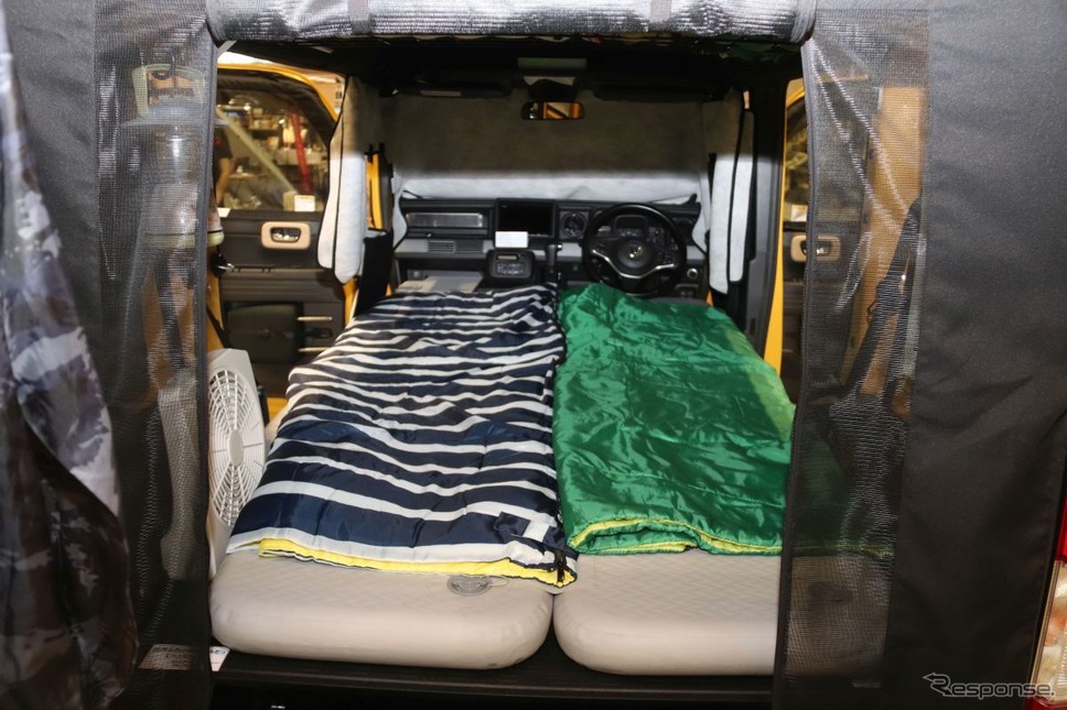 N-VAN専用の車中泊用マット《写真撮影 中尾真二》