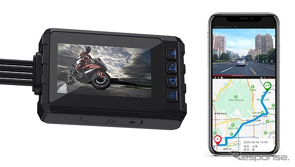 GPS移動経路記録《写真提供 Y&Y STORE》