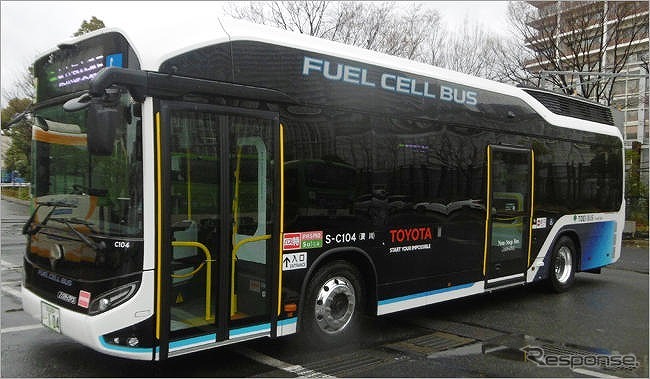 燃料電池バス「SORA」《写真提供 東京都環境公社》