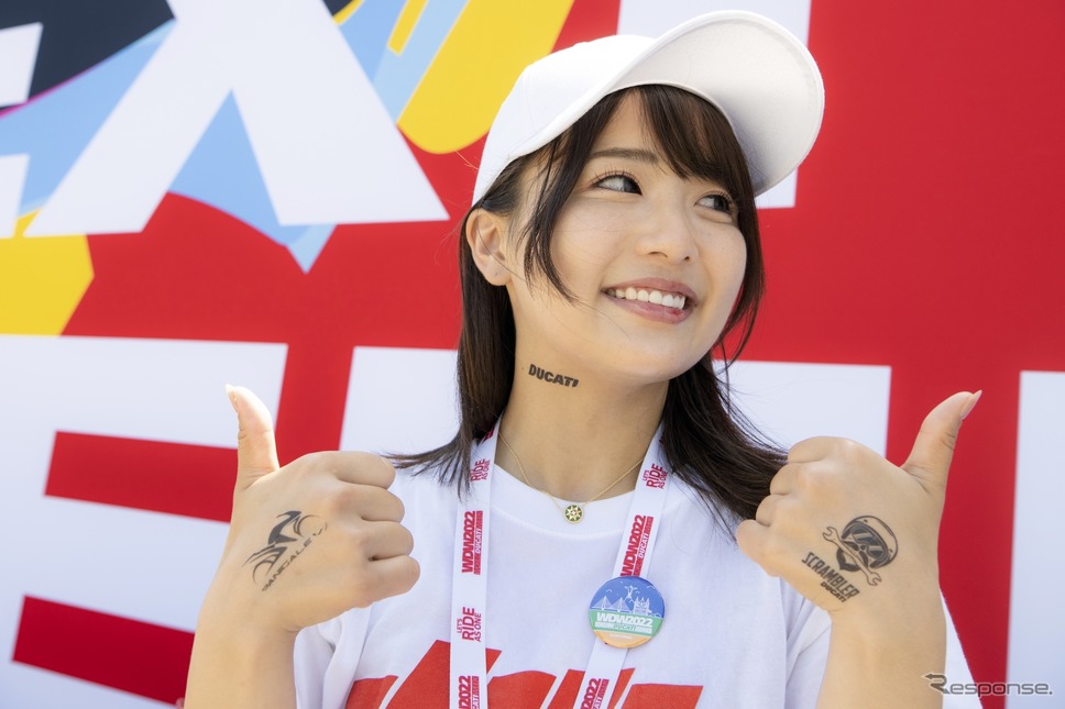 World Ducati Week 2022(ワールド・ドゥカティ・ウィーク)/ 平嶋夏海さん《写真撮影 土屋勇人》